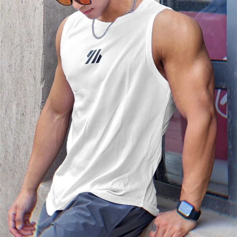 2025 Newest Summer Gym Vest Hi - Sleeveless Undershirt ulasan dan harga