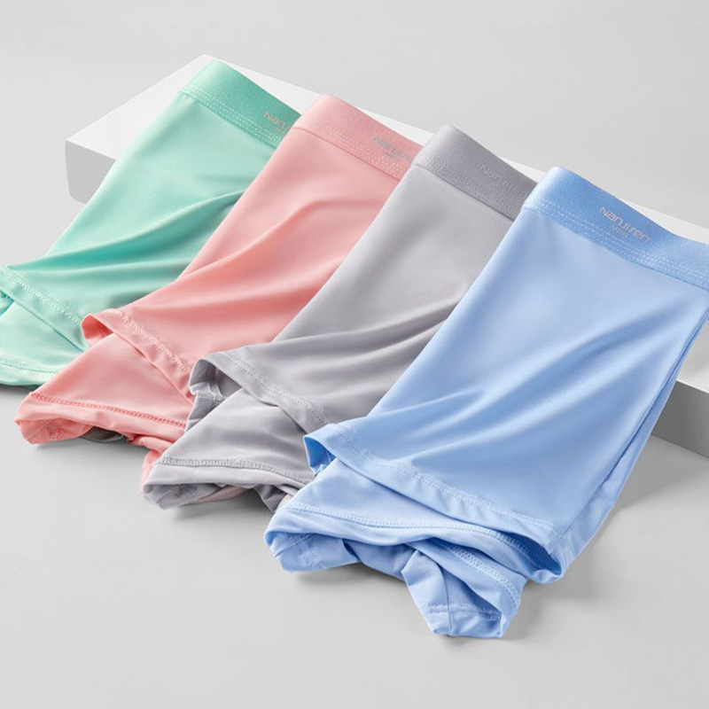 4Pcs Men's Underwear Ice Silk  - Multi Pack Underwear ulasan dan harga