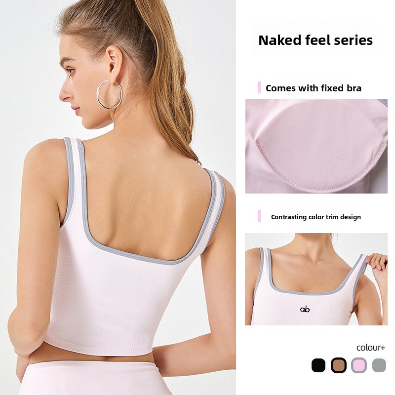 Women Summer Ribbed Yoga Tank  - Suspender Tank Top ulasan dan harga